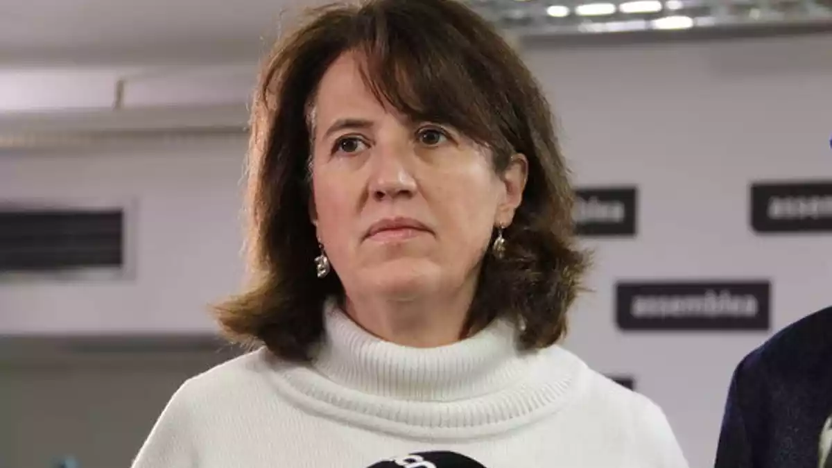 La candidata al secretariat de l'Assemblea Nacional Catalana (ANC), Elisenda Paluzie